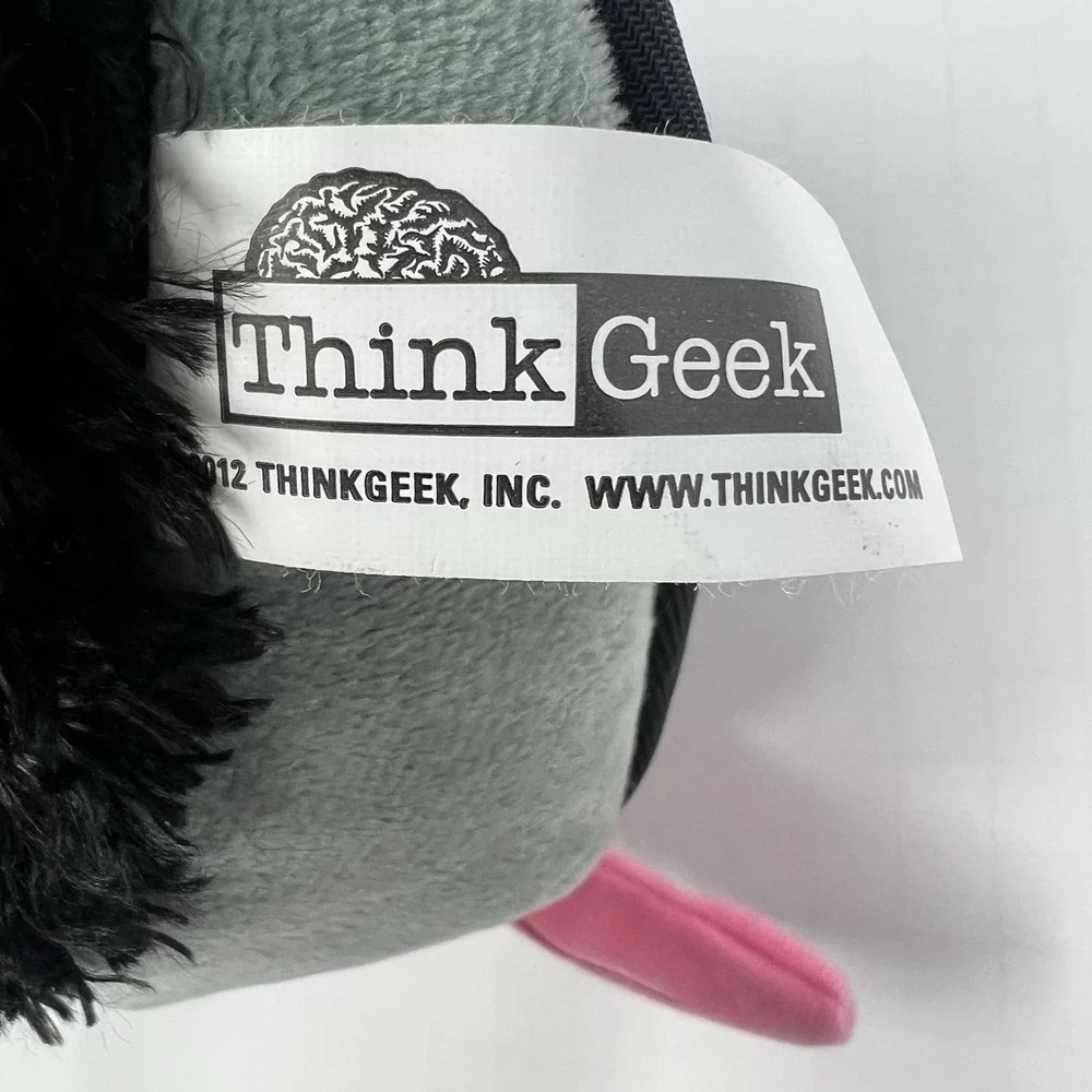 Think Geek Plush Zombie Hat Brain Eating Cap Halloween Costume Prop Soft Novelty
